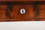 Skrivbord, mahogny/skinn.