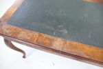 Skrivbord, mahogny/skinn.