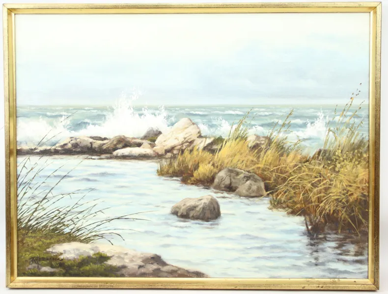 Rolf Hallengren, olja på duk, signerad, 1981.