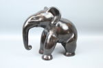 Figurin, elefant, keramik.