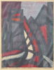 Arno Vihalemm, ''Klippor, vågen'', färgsnitt 37/37, signerad, 1963.