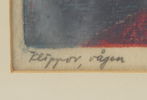Arno Vihalemm, ''Klippor, vågen'', färgsnitt 37/37, signerad, 1963.
