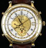 Seiko Perpetual Calendar, armbandsur, quartz,  stål, läderarmband.