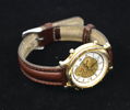 Seiko Perpetual Calendar, armbandsur, quartz,  stål, läderarmband.