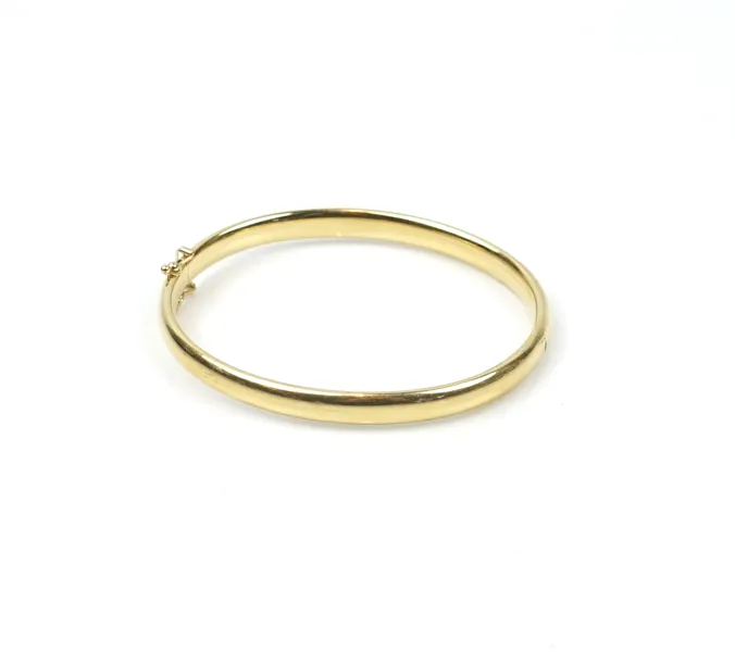 Armring, stel, 18K guld.