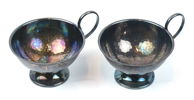 Punschkoppar, 2 st, silver.