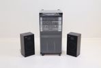 Stereosystem, Philips F1552/90, samt ett par högtalare, Philips.