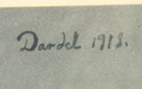 Nils Dardel, offsettryck, 2 st, signerade i trycket.