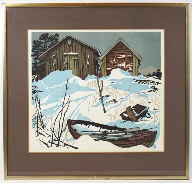 Svenolov Ehrén, litografi 139/310, signerad, 1987.