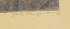 Jack Kampmann, litografi 126/310, signerad.