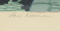 Lars Norrman, litografi 189/310, signerad.