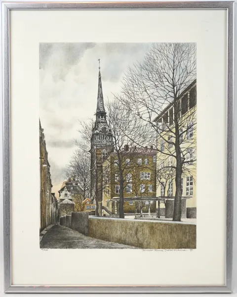 Kenneth Rune Jäverbrant, litografi 25/250, signerad, 1979.
