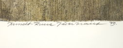 Kenneth Rune Jäverbrant, litografi 25/250, signerad, 1979.