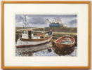 Lennart Dahlgren, akvarell, signerad, 1995.