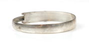 Armring med falköga, öppningsbar, silver.