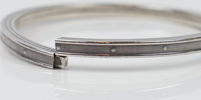 Armring, stel, silver.