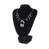 Collier med blomsterklockor, silver.