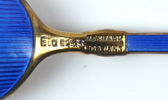 Moccaskedar, 6 st, emalj/silver 925, Danmark.