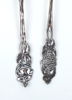 Kaffeskedar, 12 delar, silver.