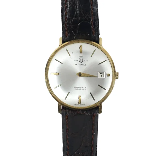 Jan Wic, armbandsur, guld 18K, automatisk.