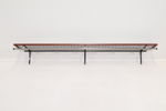 Hatthylla, teak/metall, Isakssons, Habo.