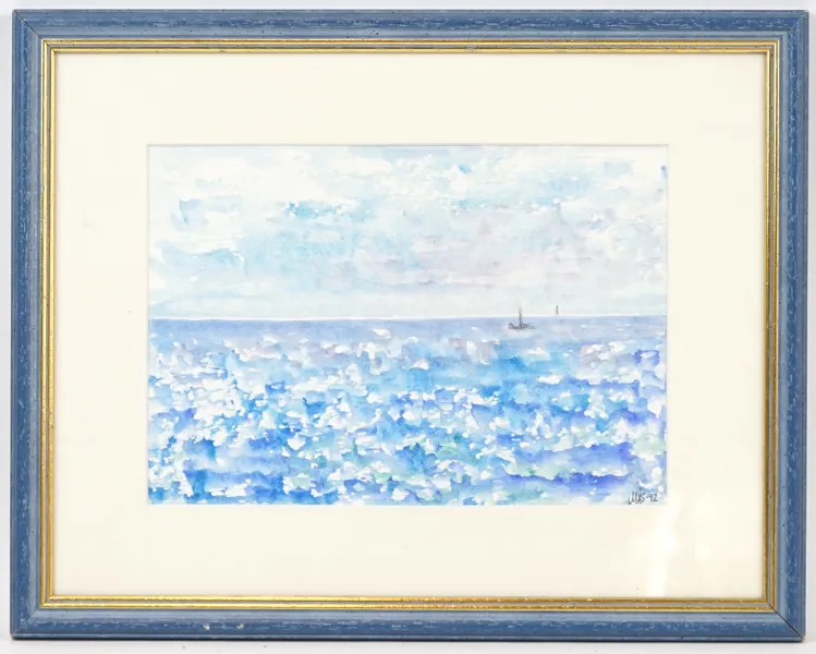 Stefan MÅS Persson, akvarell, signerad, 1992.