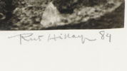 Rut Hillarp, ''Dimmans berg'', silvergelatinfotografi 7/10, signerad, 1984.