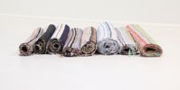 Trasmattor, 8 st, textil.