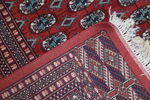 Matta, orientalisk, handknuten, ull.