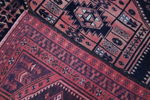 Matta, orientalisk, handknuten, ull.