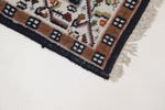 Gallerimatta, orientalisk, handknuten, ull.