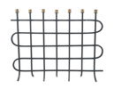 Ljusstake för 7 st ljus, smide/mässing.