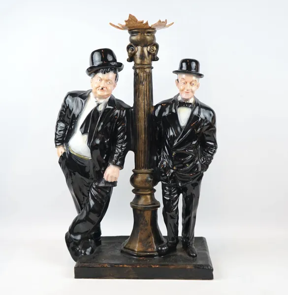Skulptur, konstmaterial, ''Helan & Halvan''.