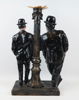 Skulptur, konstmaterial, ''Helan & Halvan''.