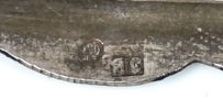 Spännen, 5 st, silver med neilloarbete, Ryssland, 1800/1900-tal.