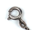 Halskedjor, 3 st, silver, bl.a ormlänk.