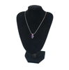 Thomas Sabo, halsband, silver 925 med violetta stenar.