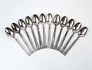 Kaffeskedar, 12 st, silver 830, ''Arvsilver'', Th. Marthinsen.