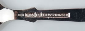 Kaffeskedar, 12 st, silver 830, ''Arvsilver'', Th. Marthinsen.