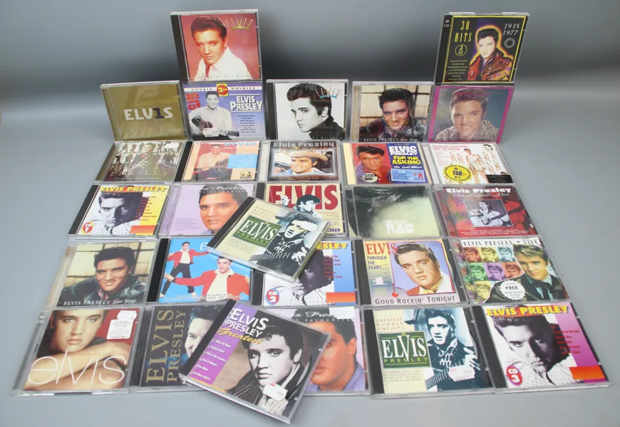 CD-skivor, 29 st, Elvis Presley.