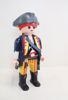 Playmobil, reklamskulptur, pirat, formgjuten plast.