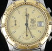 Armbandsur, TAG Heuer 2000 Quartz Professional, chronograph, rostfritt stål.