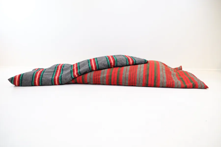 Täcken, 2 st, textil, allmoge.