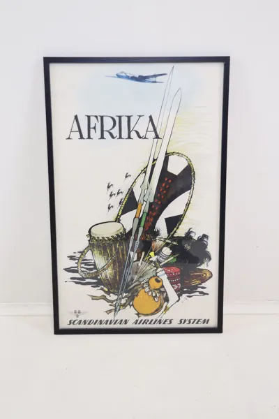 Reklamplanch, "Afrika", SAS.