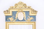 Väggspegel, gustaviansk stil, förgylld träram.