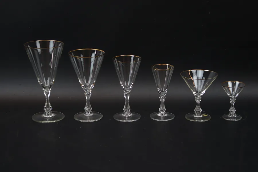 Glasservis, 47 delar, Trelleborg.