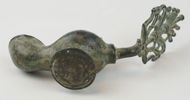 Oljelampa, brons, 1800/1900-tal.