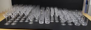 Glasservis, 83 delar, Design Crystal.