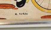 Michel Cordi, olja på duk, signerad.
