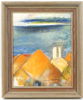 Gert Jönsson, ''Bornholm/Gudhjem I'', olja på pannå, signerad, 2004. 
